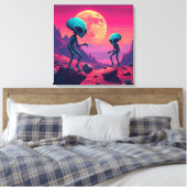 Alien Rave Leinwanddruck (Insitu (Schlafzimmer))