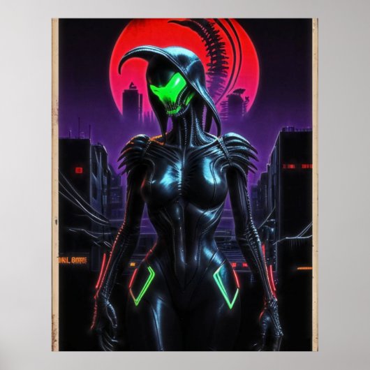 Alien Raven 03 Poster (Vorne)