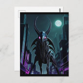 Alien Raven 06 Postkarte (Vorne/Hinten)