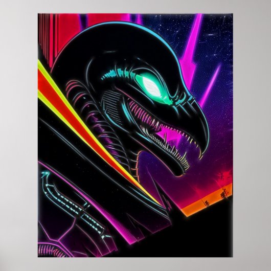 Alien Raven 07 Poster (Vorne)
