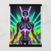 Alien Raven 09 Postkarte (Vorderseite)