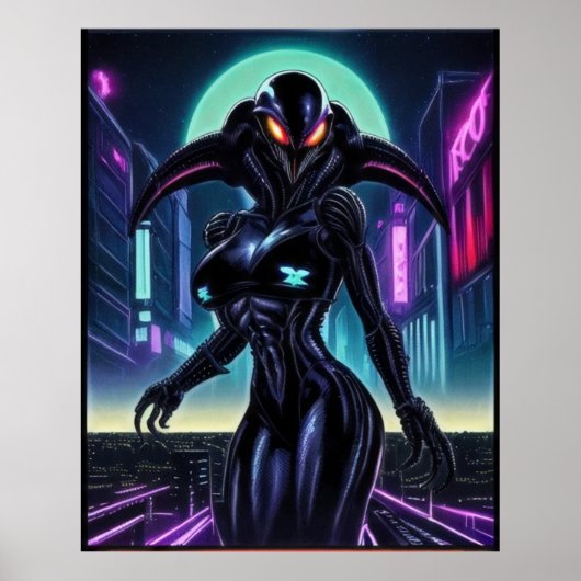 Alien Raven 10 Poster (Vorne)