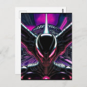 Alien Raven 11 Postkarte (Vorne/Hinten)