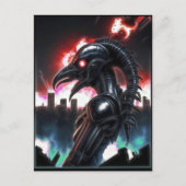 Alien Raven 12 Postkarte (Vorderseite)