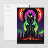 Alien Raven 13 Postkarte (Vorne/Hinten)