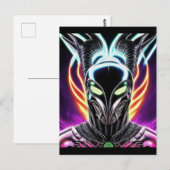 Alien Raven 18 Postkarte (Vorne/Hinten)