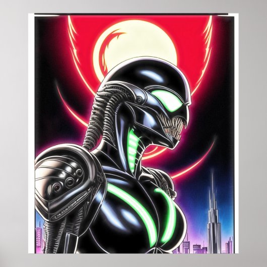 Alien Raven 19 Poster (Vorne)