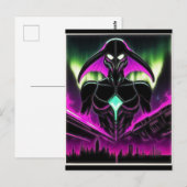 Alien Raven 20 Postkarte (Vorne/Hinten)