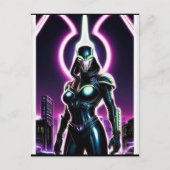 Alien Raven 22 Postkarte (Vorderseite)