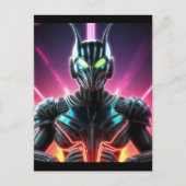 Alien Raven 23 Postkarte (Vorderseite)