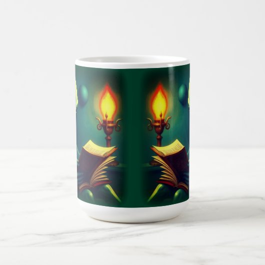 ALIEN READING KAFFEETASSE (Mittel)