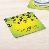 Alien Rechteckiger Pappuntersetzer (angewinkelt)