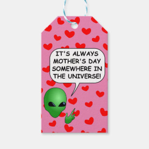Alien Red Hearts Mother Day Geschenkanhänger