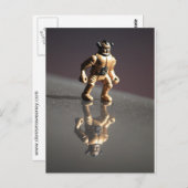 Alien Reflektion Postkarte (Vorne/Hinten)