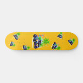 Alien Reiten auf einem Mini-Skateboard Skateboard (Horizontal)