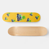 Alien Reiten auf einem Mini-Skateboard Skateboard (Horizontal)