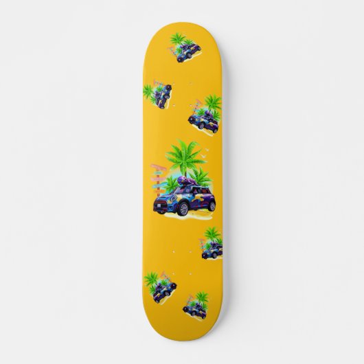 Alien Reiten auf einem Mini-Skateboard Skateboard (Vorne)