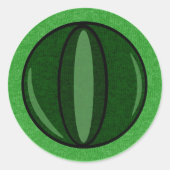 Alien Reptile Augenaufkleber Runder Aufkleber (Vorderseite)