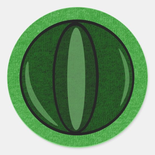 Alien Reptile Augenaufkleber Runder Aufkleber (Vorderseite)