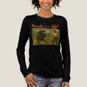 Alien & Ripley: Freunde des Lebens Tri-Blend Shirt (Vorderseite)