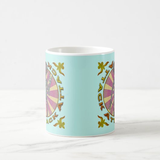 Alien Robot Attack Tasse (Mittel)