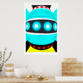 Alien Roboter Poster (Küche)