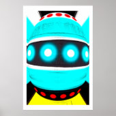 Alien Roboter Poster (Vorne)