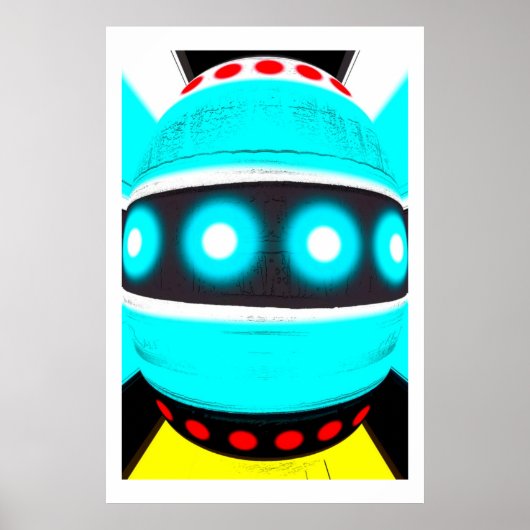 Alien Roboter Poster (Vorne)