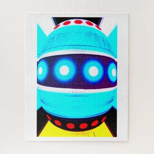 Alien Roboter Puzzle (Vertikal)