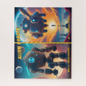 Alien Roboter Puzzle (Vertikal)