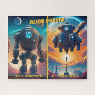 Alien Roboter Puzzle