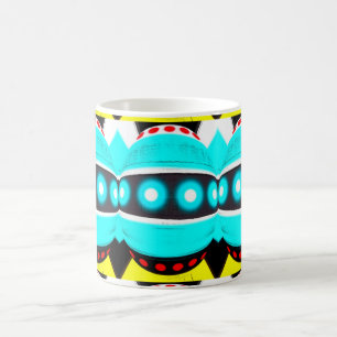 Alien Roboter Spaß Kaffeetasse