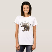 Alien Robotic Polar Bear Hybrid T-Shirt (Vorne ganz)
