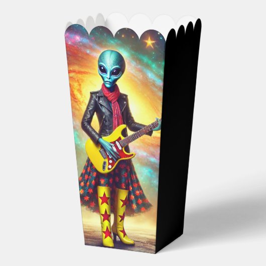 Alien Rockstar Geschenkschachtel (Vorderseite)