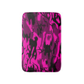 Alien-rosa Camouflage Badematte (Vorderseite Vertikal)