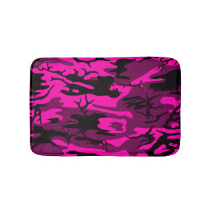 Alien-rosa Camouflage Badematte