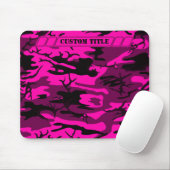 Alien-rosa Camouflage Mousepad mit (Mit Mouse)