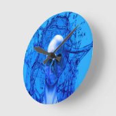 Alien Runde Wanduhr (Winkel)