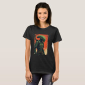 Alien Samurai T-Shirt Japanisch Sci-Fi Design Appa (Vorne ganz)