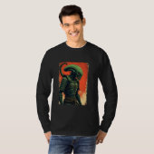 Alien Samurai T-Shirt Japanisch Sci-Fi Design Appa (Vorne ganz)