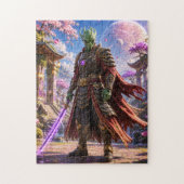 Alien Samurai Warrior Puzzle (Vertikal)