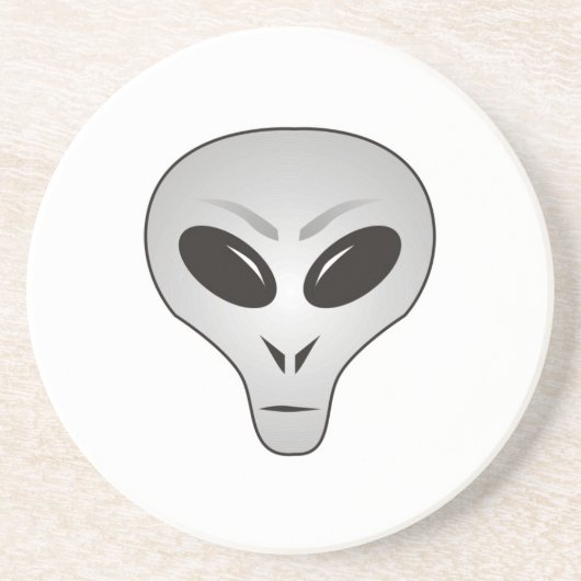 Alien Sandstein Untersetzer (Vorne)