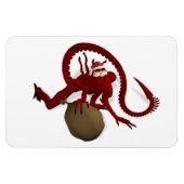 Alien Santa Claus Magnet (Horizontal)