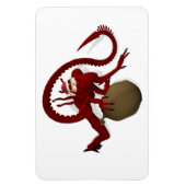 Alien Santa Claus Magnet (Vertikal)
