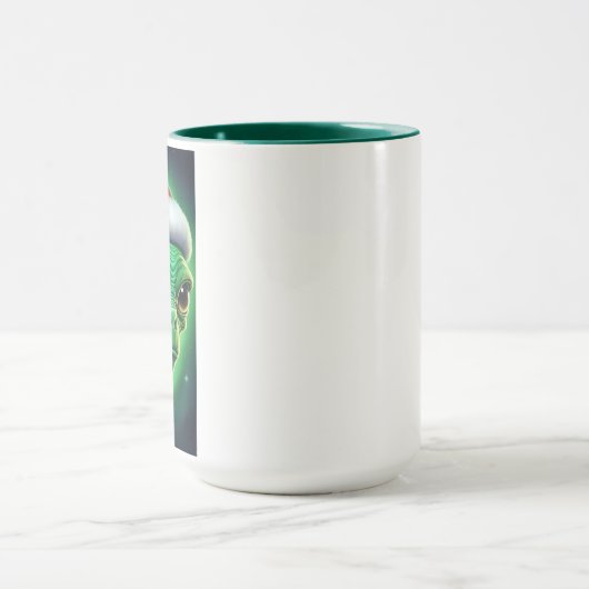 Alien Santa Claus Tasse (Zentrum)