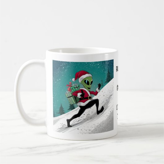 Alien Santa Kaffeetasse (Links)
