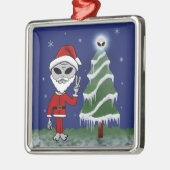 Alien Santa Ornament Aus Metall (Links)