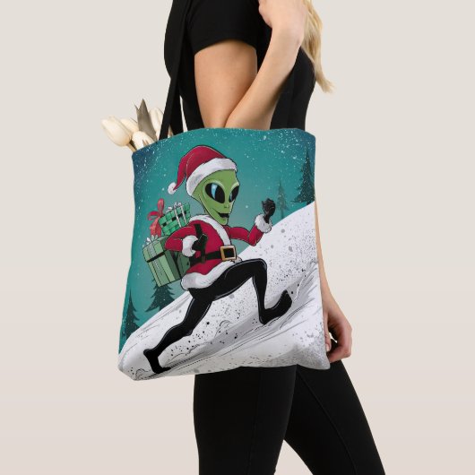 Alien Santa Tasche (Von Nahem)