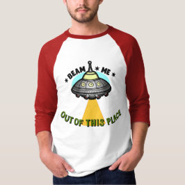Alien-Schiff-Beam-Männer-3/4-Raglan-T-Shirt T-Shirt