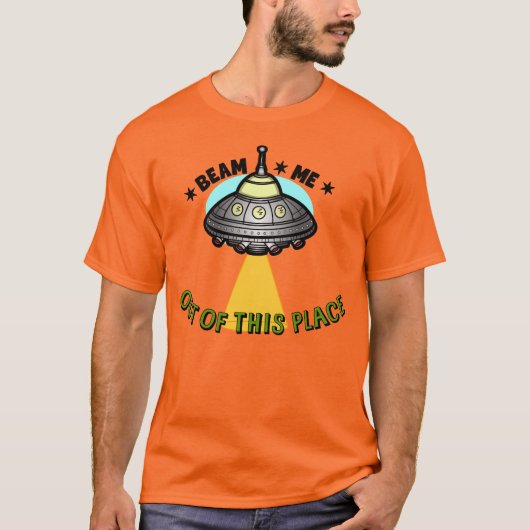 Alien-Schiff-Beam-Männer-Basic-T-Shirt T-Shirt (Vorderseite)